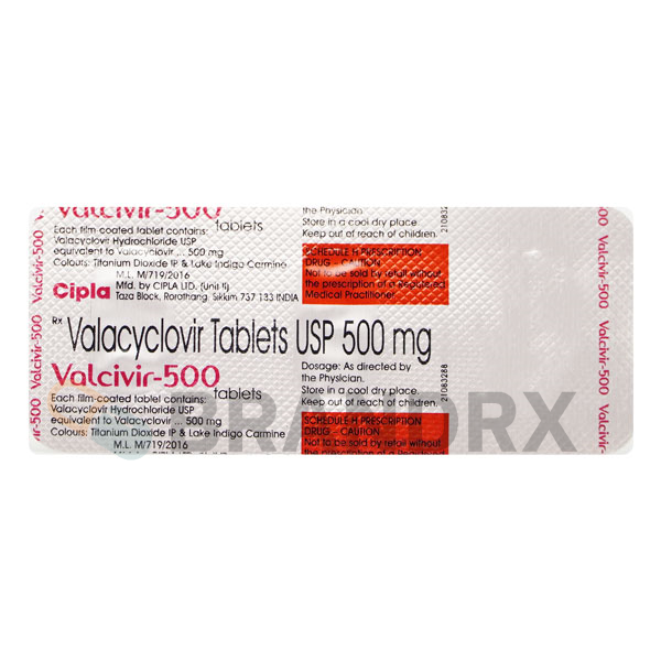 Valcivir 500 mg Cipla
