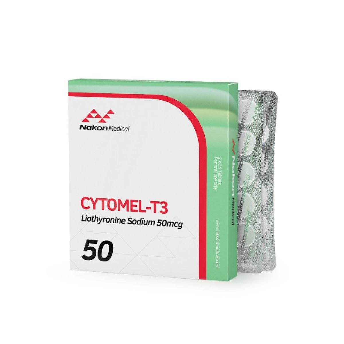 Cytomel-T3 50mg – Nakon Medical Nakon Medical
