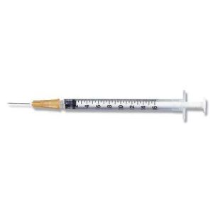10 x 1ml Insulin Syringe with Needle Becton Dickinson