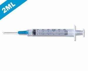 10 x 2ml Syringe with Needle Becton Dickinson