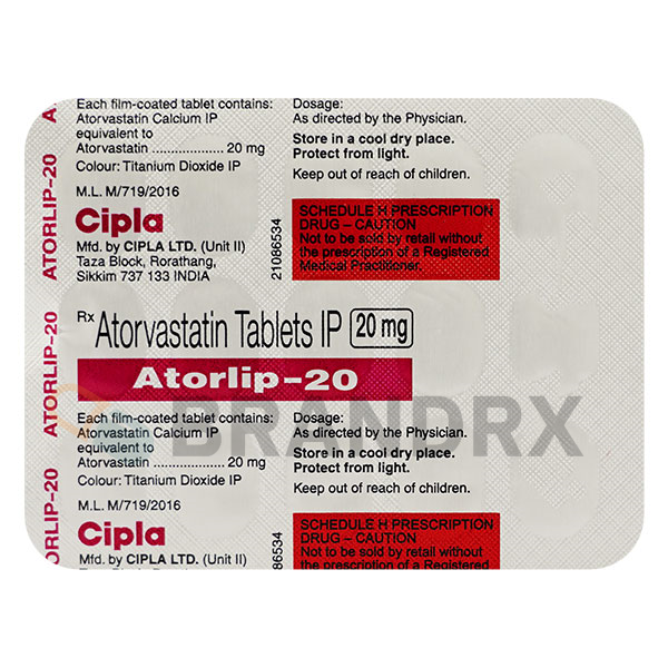 Atorlip 20 mg Cipla