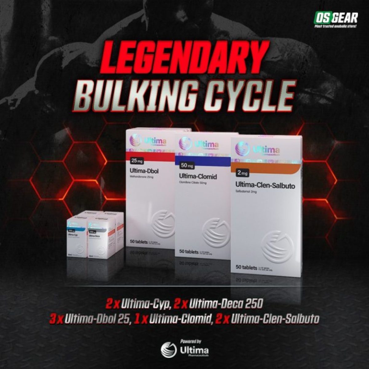 Legendary Bulking Cycle Ultima Pharmaceuticals