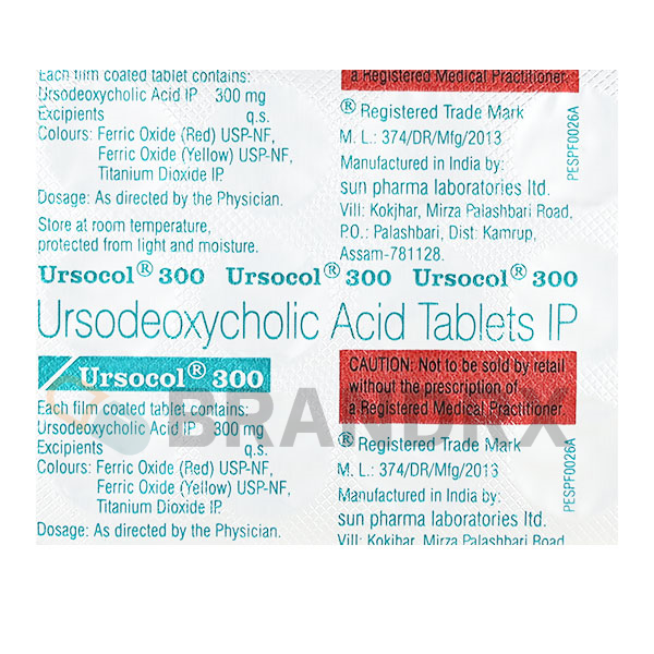 Ursocol 300 mg Sun Pharmaceuticals Industries - Image 2