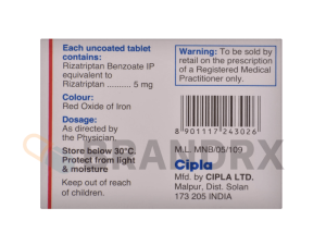 Rizact 5 mg Cipla