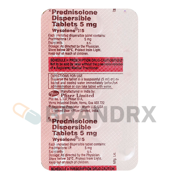 Wysolone 5 mg Pfizer