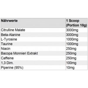 Escobar 1,3 PRE WORKOUT BOOSTER Pharmaceutical
