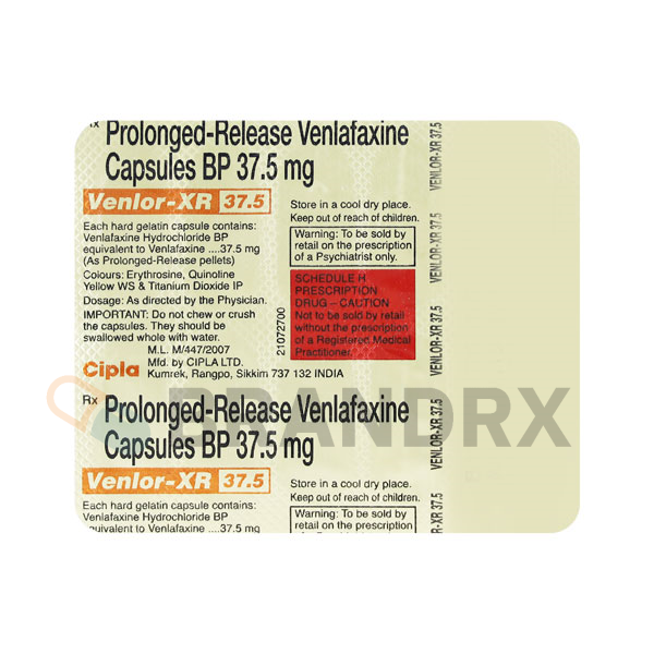 Venlor XR 37.5 mg Cipla