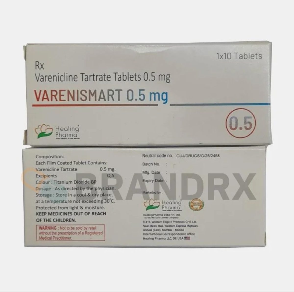 Varenismart 0.5 mg Healing Pharma