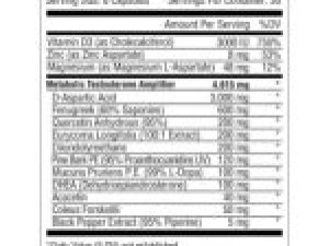 METABOLIC NUTRITION – METATEST 240 caps Metabolic Nutrition