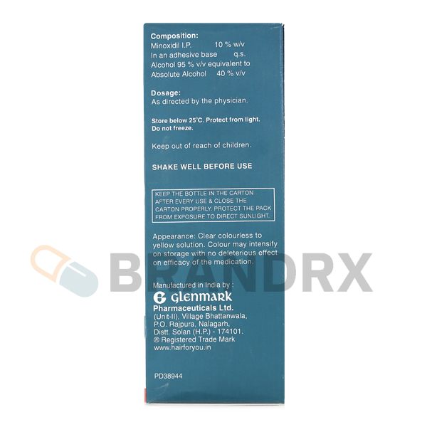Hair4U Spray and Solution 10% Glenmark Pharmaceuticals Ltd. - Image 2