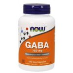NOW Foods – GABA 750mg 100 caps Now foods - Image 2