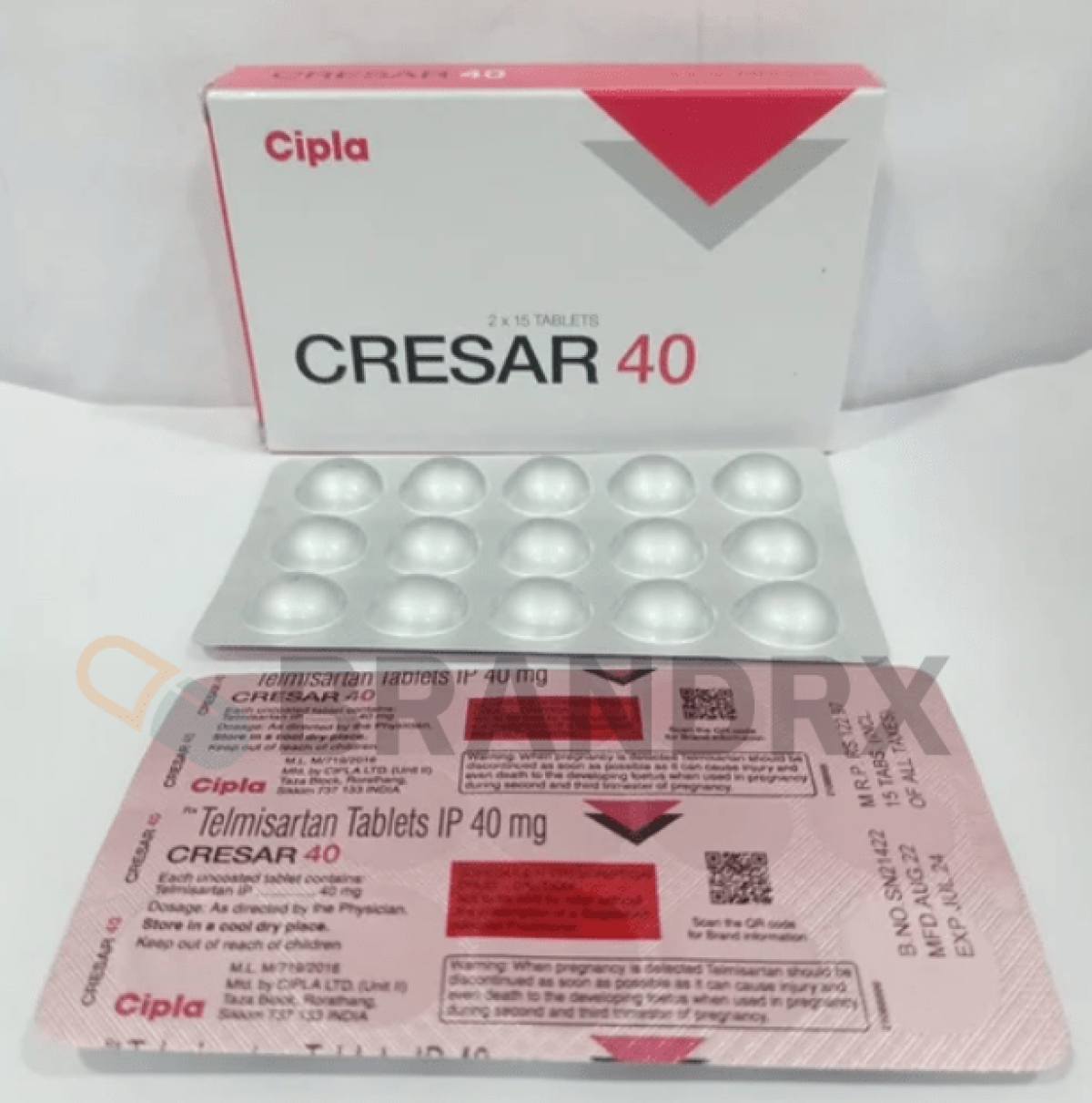 Cresar 40 mg Cipla
