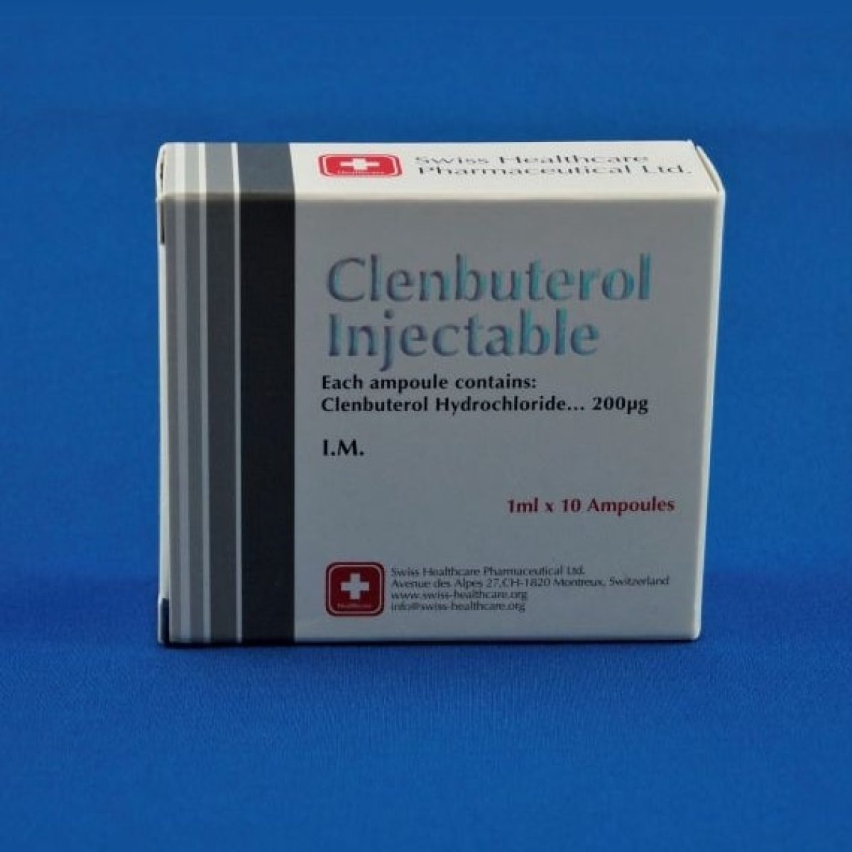 Clenbuterol Injectable 0,2mg Swiss Healthcare