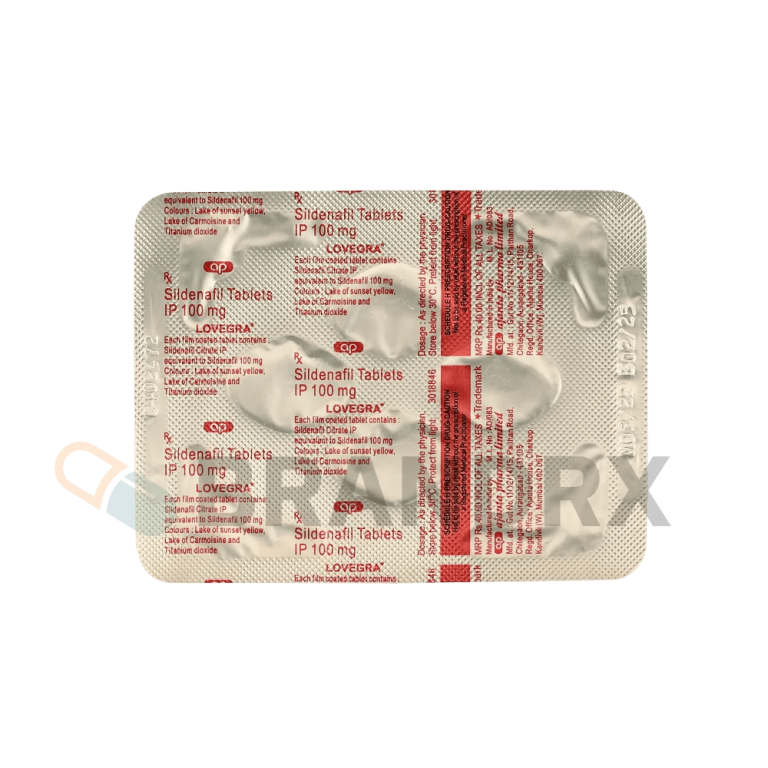 Lovegra 100 mg Ajanta Pharma - Image 2