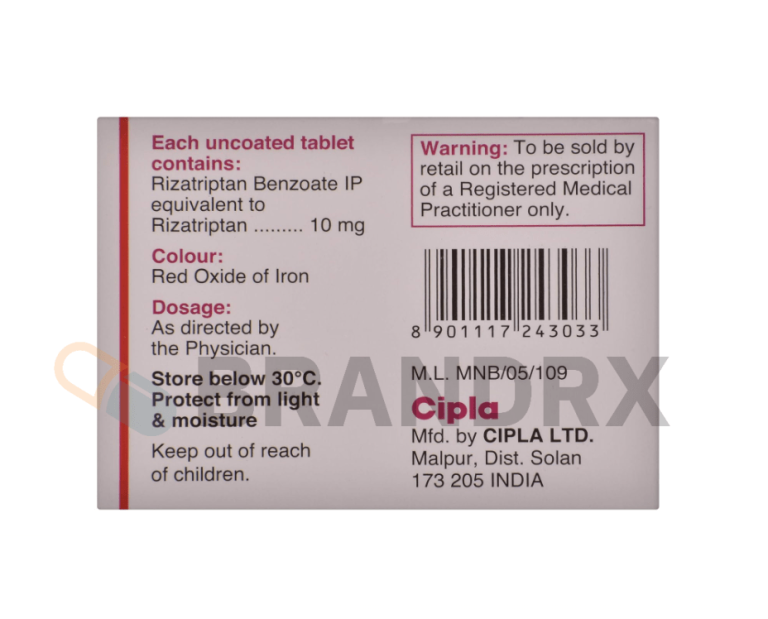 Rizact 10 mg Cipla - Image 3