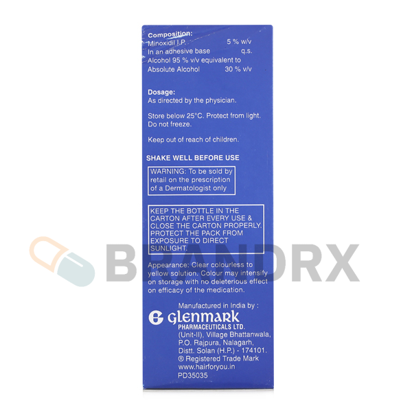 Hair4U Spray and Solution 5% Glenmark Pharmaceuticals Ltd. - Image 2