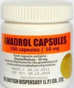 Anadrol capsules 50mg British Dispensary
